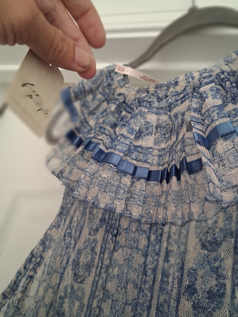 NEW Tag Free People Sheer In PaRIS Maxi Top Uk Edition - Picture 7 of 16